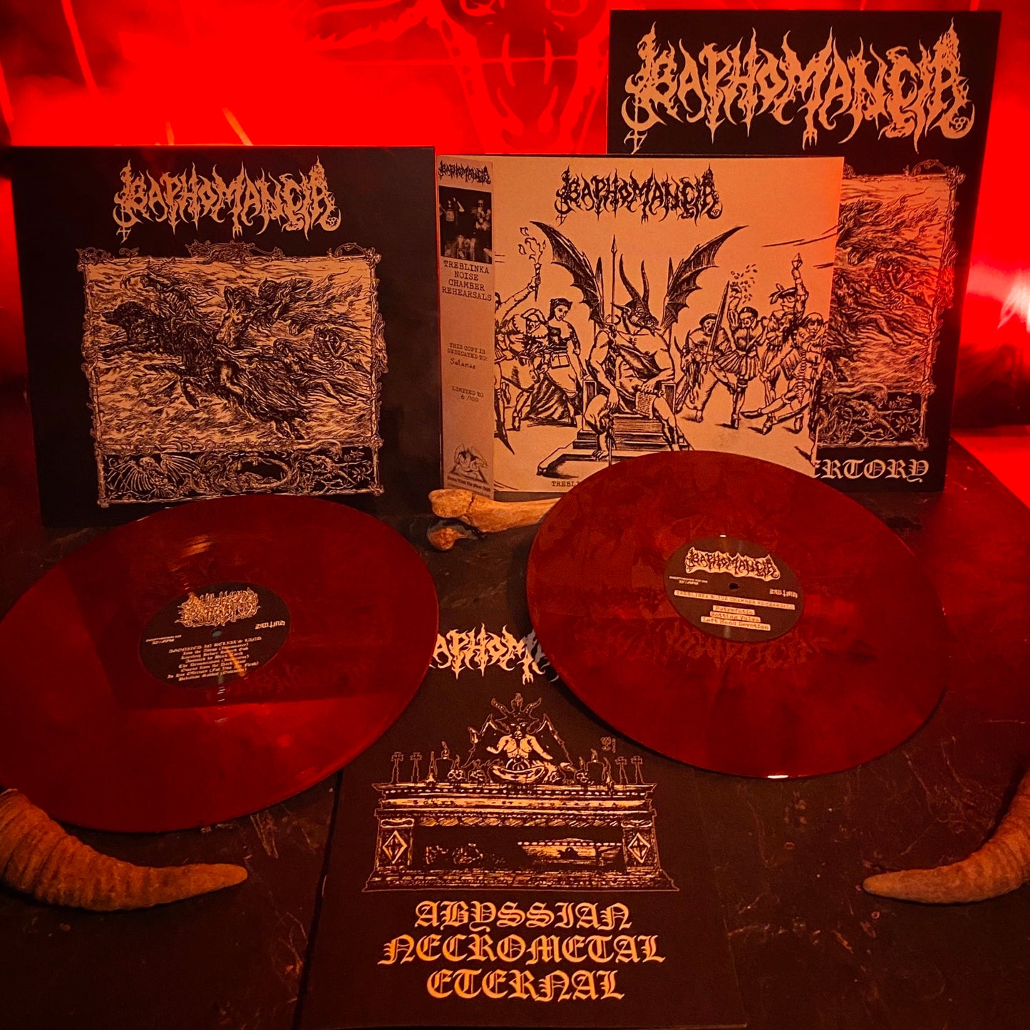 Baphomancia - In His Offertory Die Hard DLP edition