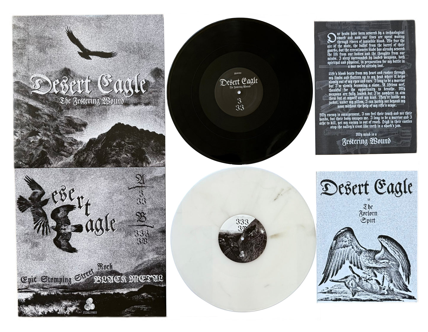 (FHP 003LP) Desert Eagle - The Festering Wound LP (bone colored vinyl)
