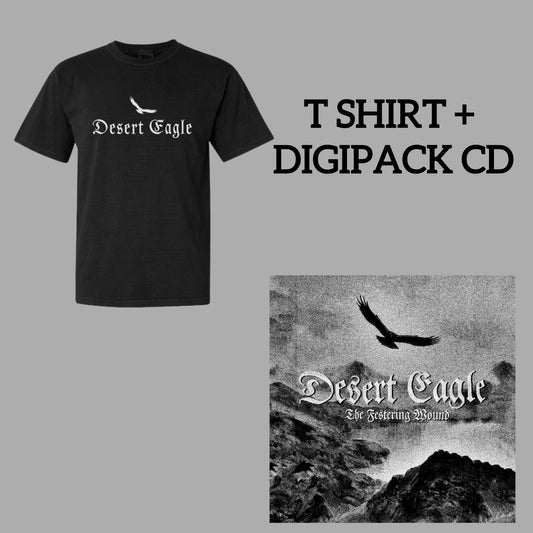 Desert Eagle T Shirt & digipack CD bundle