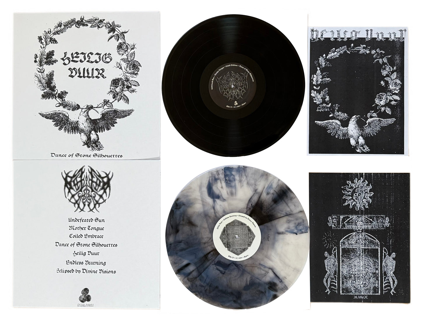 (FHP011) Heilig Vuur - Dance of the Stone Silhouettes LP (arctic colored vinyl)
